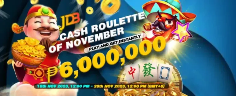 JDB Cash Roulette of November